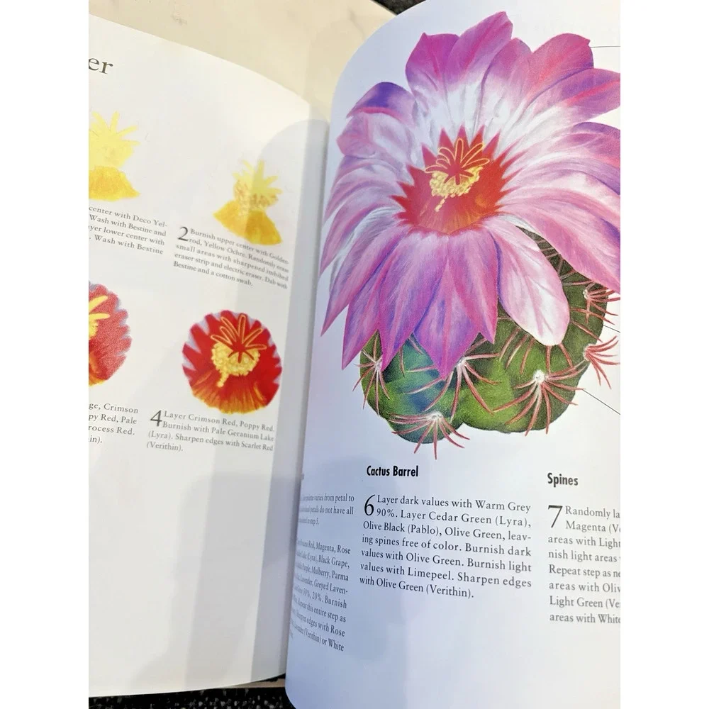Creating Radiant Flowers In Colored Pencil by Gary Green Signed By Author Demos